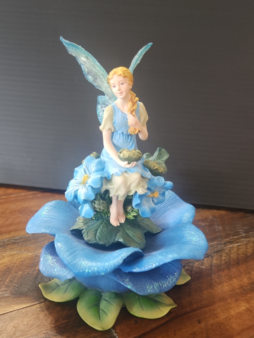 Vtg Secret Garden Fairy Music Box